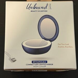 Unbound Petite LED Mirror - Navy